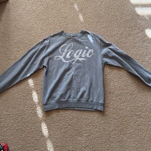 Gray Logic Logo Sweater